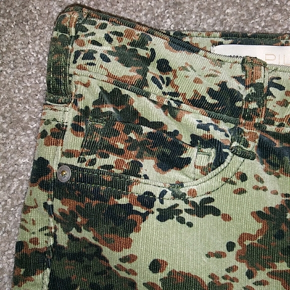 NWT Sz 26 Anthropologie Camo Corduroy Jean Pants - Picture 6 of 14